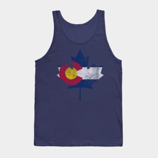 Colorado Canadian Maple Leaf Flag Canada Tank Top